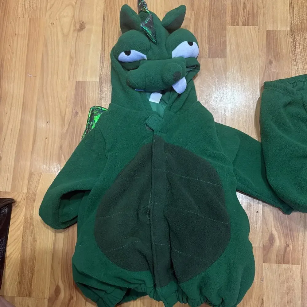 Old Navy Halloween Costume Toddler Dragon Outfit Fleece Sz. 6-12 Months